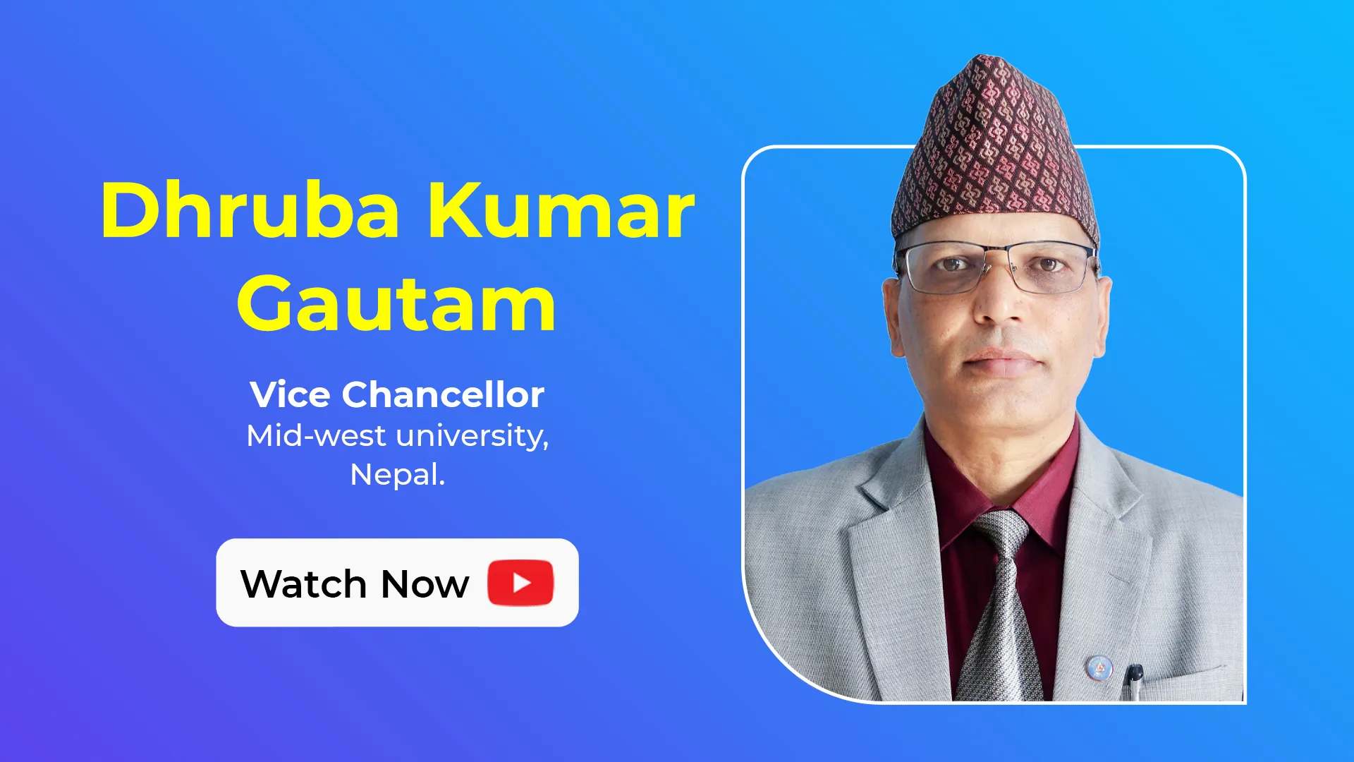 LEAP 2025 Nominee - Dr. Dhruba Kumar Gautam